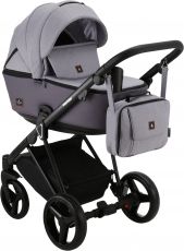 Детская коляска 2 в 1 Adamex Cristiano CR-228, ткань UV 50+, гелевые колеса